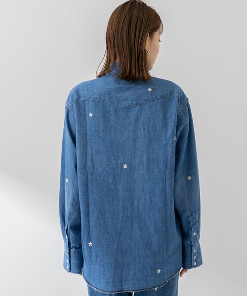 Wrangler(ラングラー)の「Wrangler RIGHT HAND SHIRT DENIM(その他・レディース・インディゴ・S)」の9枚目の写真