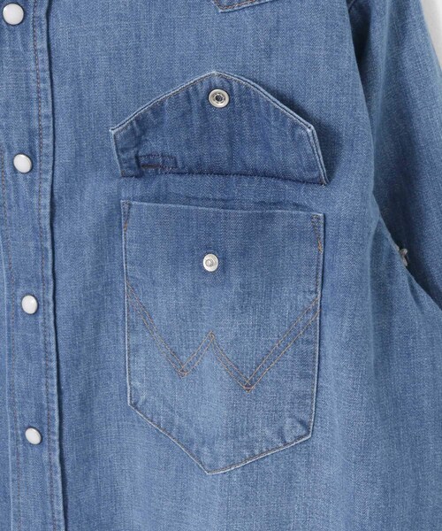Wrangler(ラングラー)の「Wrangler RIGHT HAND SHIRT DENIM(その他・レディース・インディゴ・S)」の15枚目の写真
