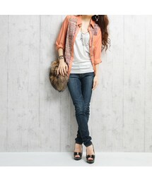 MURIEL&MERCURIA | スキニーデニムパンツ(デニムパンツ)