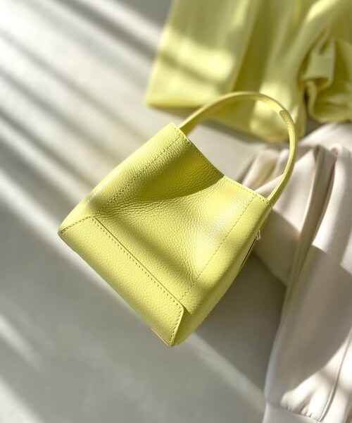 RIVE DROITE（リヴドロワ）の「予約【Maison Vincent (メゾンヴァンサン)】カラートート（トートバッグ・レディース・イエロー/グリーン・F）」の2枚目の写真