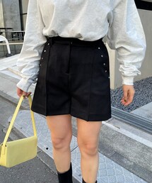 WHO'S WHO gallery（フーズフーギャラリー）の「スウェードポンチショートパンツ（その他パンツ）」