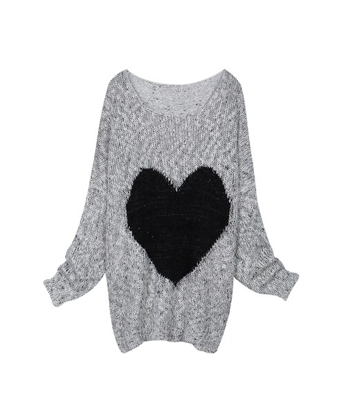 ORENDA（オレンダ）の「這就是所謂的大心款針織毛衣（トップス・レディース・寶藍/杏色/駝色・F）」の10枚目の写真