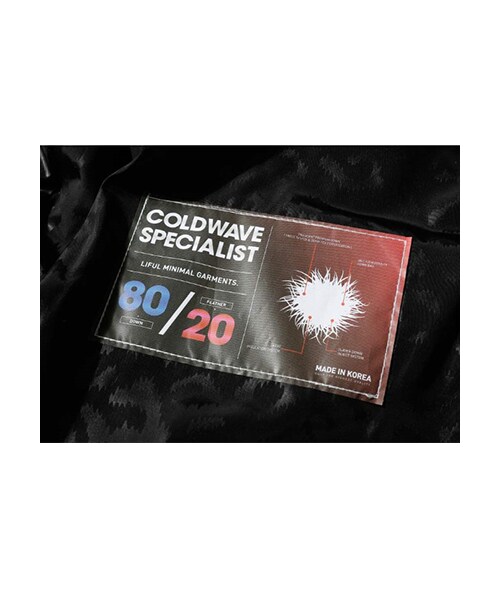 LIFUL MINIMAL GARMENTS.（ライフルミニマルガーメンツ）の「LIFUL CITIZEN DOWN JACKET CHARCOAL（その他・メンズ・기타・S/M）」の4枚目の写真