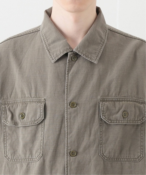 MUSE deDeuxiemeClasseREMI RELIEFミリタリーシャツ REMI RELIEF/レミレリーフ】WIDE MILITARY シャツ（シャツ／ブラウス
