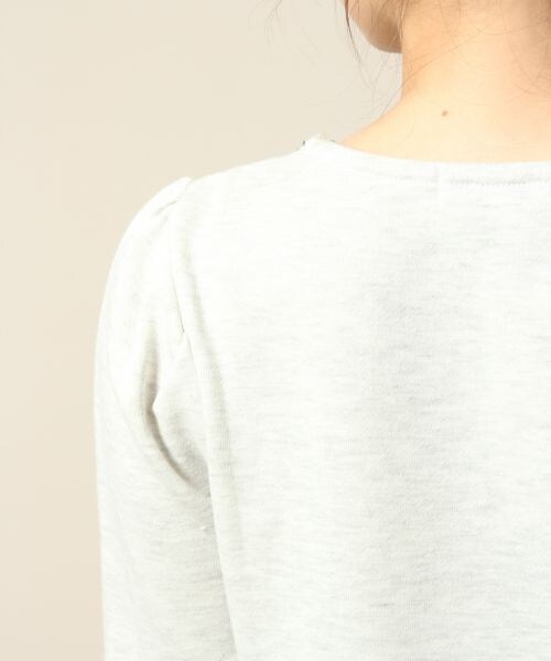 LOWRYS FARM（ローリーズファーム）の「スウェットビジュープルオーバーロングスリーブ（トップス・レディース・オフ/ブラック/グレー/バーガンディ・Ｍ/Ｌ）」の12枚目の写真