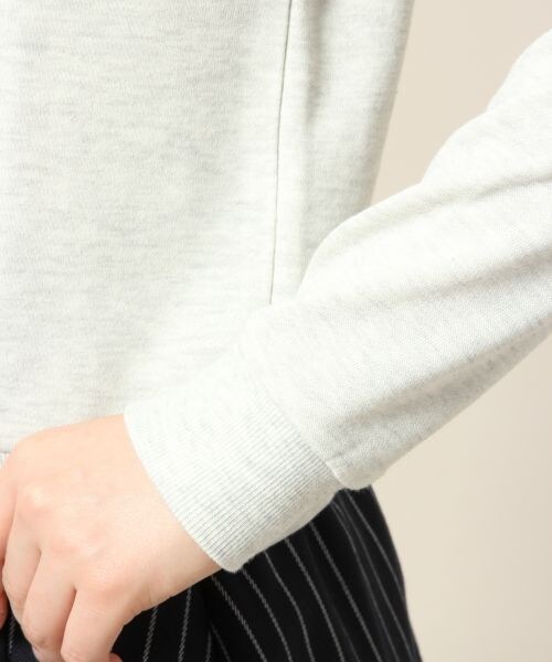 LOWRYS FARM（ローリーズファーム）の「スウェットビジュープルオーバーロングスリーブ（トップス・レディース・オフ/ブラック/グレー/バーガンディ・Ｍ/Ｌ）」の9枚目の写真