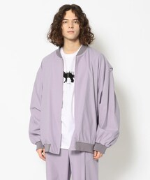 URU | URU/ウル/OVERSIZED ZIP UP BLOUSON(ジャケット/アウター)