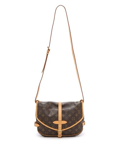 LOUIS VUITTON（ルイヴィトン）の「What Goes Around Comes Around Louis Vuitton Saumur Messenger Bag（ショルダーバッグ・レディース・LV Print・One Size）」の4枚目の写真