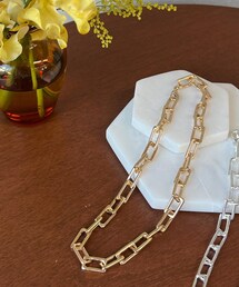 DouDou | スクエアチェーンネックレス(ネックレス)