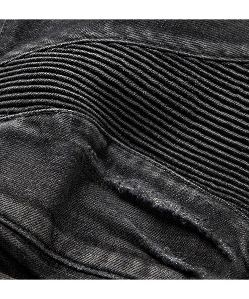 BALMAIN（バルマン）の「Balmain Regular-Fit Washed-Denim Biker Jeans（デニムパンツ・メンズ・BLUE/Black・31/33/30/34/32）」の15枚目の写真