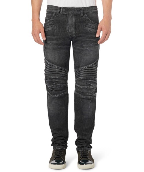 BALMAIN スリムフィットパンツ ブラック 34 楽天市場】バルマン BALMAIN メンズ パンツ ボトムス ロゴ