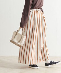 FORK&SPOON（フォークアンドスプーン）の「『WEB限定』FORK&SPOON サテンストライプスカート（その他）」