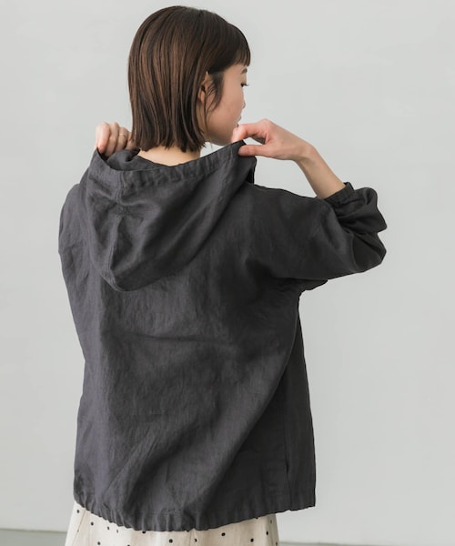 【かぐれ リネンアノラック パーカー】 かぐれ（カグレ）の「リネンアノラック（）」 - WEAR