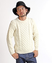 FREAK'S STORE | 【MADE IN UK】 アランクルーネックセーター(その他)