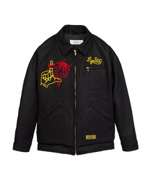 LEATA | D.E.L.C. wool mechanic jacket black(ジャケット/アウター)