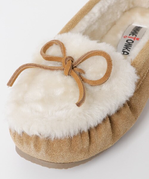 Minnetonka（ミネトンカ）の「MINNETONKA KYLAH SLIPPER∴（その他・レディース・キャメル/ブラック/チャコールグレー・6/7/8）」の10枚目の写真