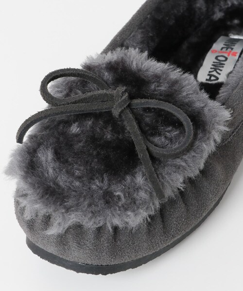 Minnetonka（ミネトンカ）の「MINNETONKA KYLAH SLIPPER∴（その他・レディース・キャメル/ブラック/チャコールグレー・6/7/8）」の12枚目の写真