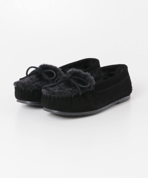 Minnetonka（ミネトンカ）の「MINNETONKA KYLAH SLIPPER∴（その他・レディース・キャメル/ブラック/チャコールグレー・6/7/8）」の2枚目の写真