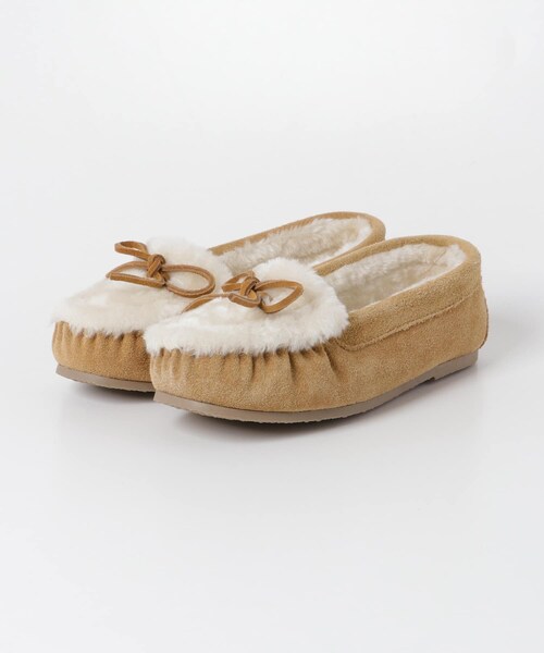Minnetonka（ミネトンカ）の「MINNETONKA KYLAH SLIPPER∴（その他・レディース・キャメル/ブラック/チャコールグレー・6/7/8）」の4枚目の写真