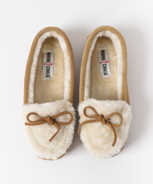 Minnetonka（ミネトンカ）の「MINNETONKA KYLAH SLIPPER∴（その他・レディース・キャメル/ブラック/チャコールグレー・6/7/8）」の7枚目の写真