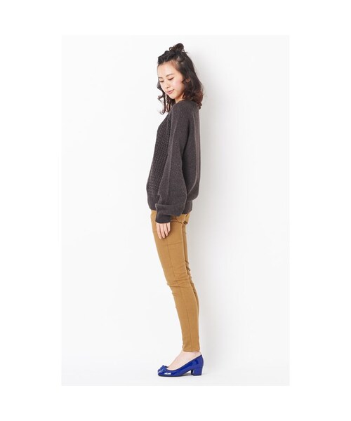 haco!(ハコ)の「NUSY ケーブル編みの手長ルーズニットの会(ニット/セーター・レディース・Various・S /M /L /LL/MT)」の6枚目の写真
