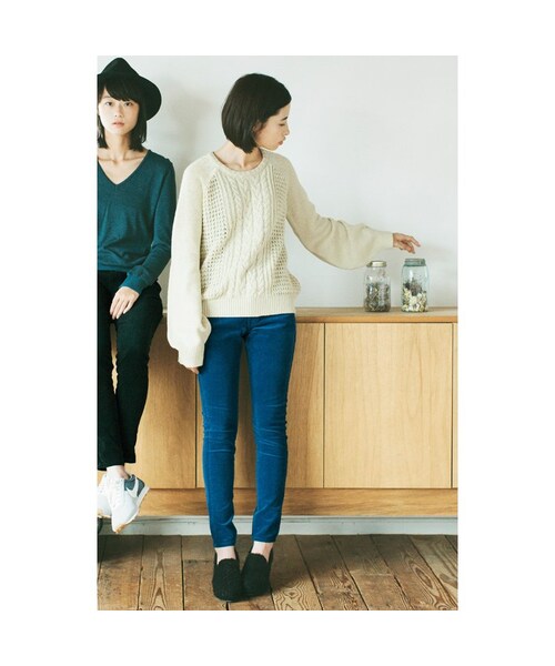 haco!(ハコ)の「NUSY ケーブル編みの手長ルーズニットの会(ニット/セーター・レディース・Various・S /M /L /LL/MT)」の9枚目の写真