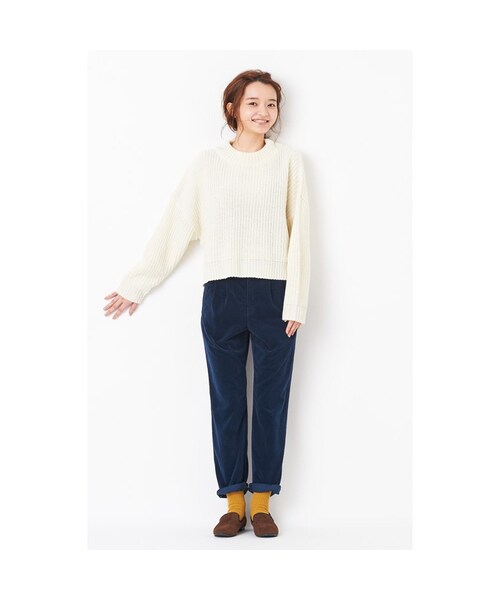 haco!（ハコ）の「ロジーズ　ミニハイネックがかわいいざっくりウール混ニットの会（ニット/セーター・レディース・Various・S /M /L /LL/MT）」の2枚目の写真