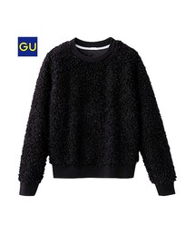 GU | （GU）ボアプルオーバー（長袖）(トップス)