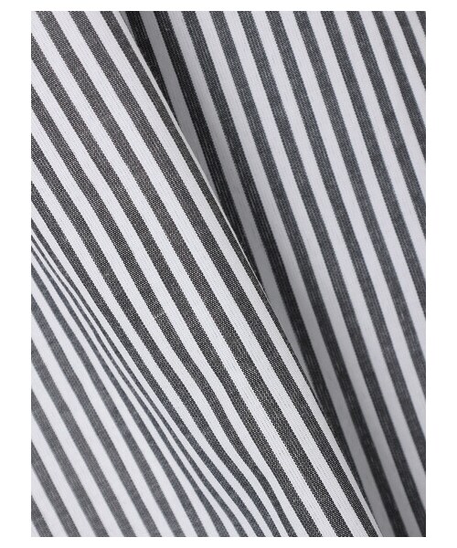 Green　Parks（グリーンパークス）の「・ELENCARE DUE ストライプシャツワンピース（ワンピース/ドレス・ブラック/ベージュ/グリーン/ブルー・F）」の19枚目の写真