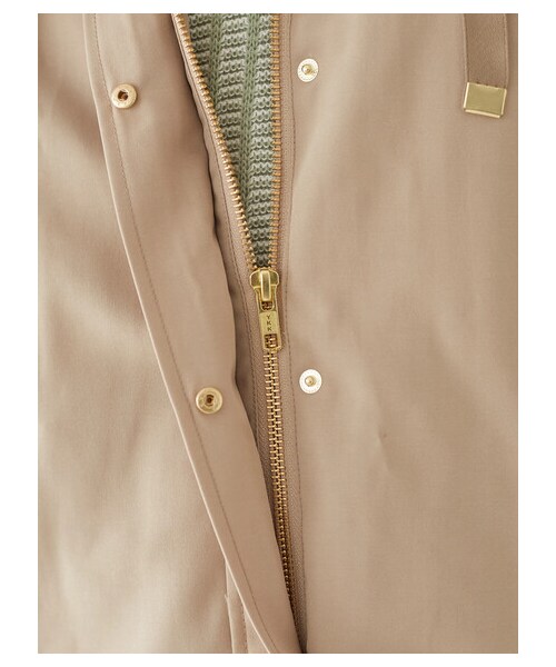 Green　Parks（グリーンパークス）の「・ELENCARE DUE ワイドマウンテンパーカー（ジャケット/アウター・アイボリー/ブラック/ベージュ/イエロー・F）」の9枚目の写真