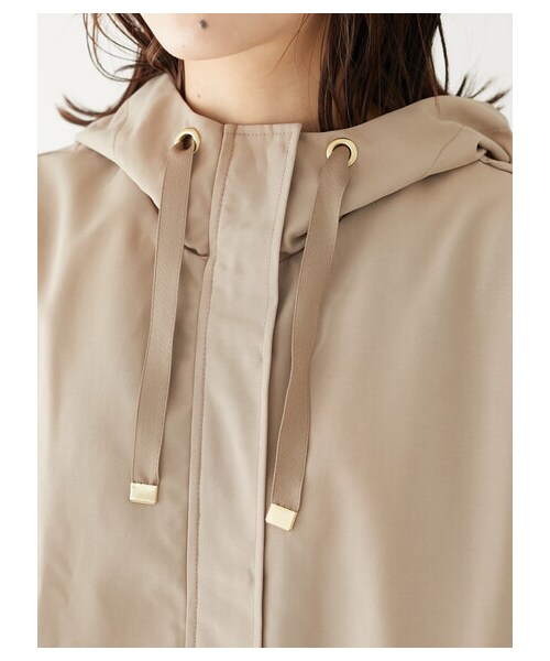 Green　Parks（グリーンパークス）の「・ELENCARE DUE ワイドマウンテンパーカー（ジャケット/アウター・アイボリー/ブラック/ベージュ/イエロー・F）」の8枚目の写真