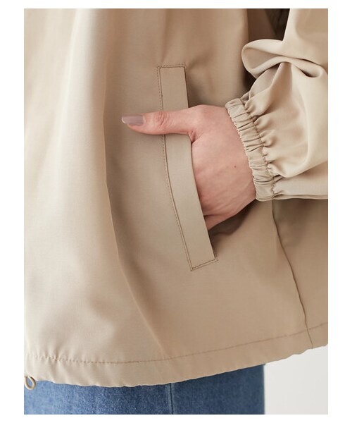 Green　Parks（グリーンパークス）の「・ELENCARE DUE ワイドマウンテンパーカー（ジャケット/アウター・アイボリー/ブラック/ベージュ/イエロー・F）」の11枚目の写真