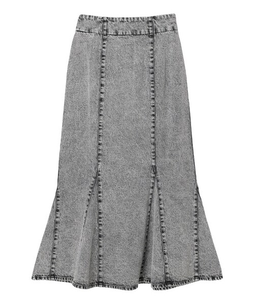 Green　Parks（グリーンパークス）の「・ELENCARE DUE デニムマーメイドスカート（スカート・ブラック/インディゴ/ミックス・F）」の21枚目の写真