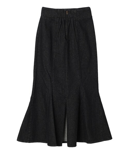 Green　Parks（グリーンパークス）の「・ELENCARE DUE デニムマーメイドスカート（スカート・ブラック/インディゴ/ミックス・F）」の11枚目の写真