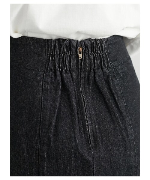 Green　Parks（グリーンパークス）の「・ELENCARE DUE デニムマーメイドスカート（スカート・ブラック/インディゴ/ミックス・F）」の6枚目の写真