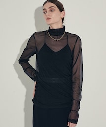city（シティ）の「シャーリングシアートップス（Tシャツ/カットソー）」