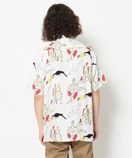 aloha blossom(アロハブロッサム)の「Aloha Blossom/アロハブロッサム/BOSSA NOVA SHIRTS(トップス・メンズ・WHITE/BLACK・38/40/42)」の3枚目の写真