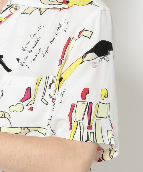 aloha blossom(アロハブロッサム)の「Aloha Blossom/アロハブロッサム/BOSSA NOVA SHIRTS(トップス・メンズ・WHITE/BLACK・38/40/42)」の6枚目の写真