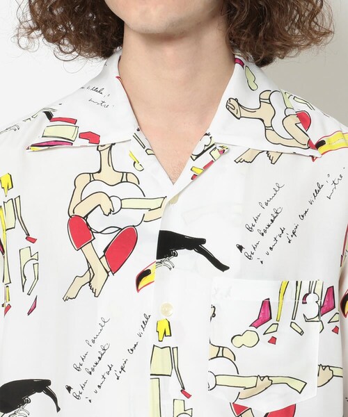 aloha blossom(アロハブロッサム)の「Aloha Blossom/アロハブロッサム/BOSSA NOVA SHIRTS(トップス・メンズ・WHITE/BLACK・38/40/42)」の4枚目の写真