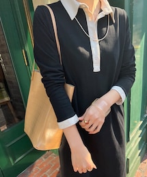 SHENERY | ラガーシャツワンピース(ワンピース)