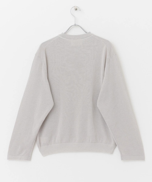 unify（ユニファイ）の「UNIFY コットンシルククルーニット（その他・レディース・トープ/ネイビー・one）」の7枚目の写真