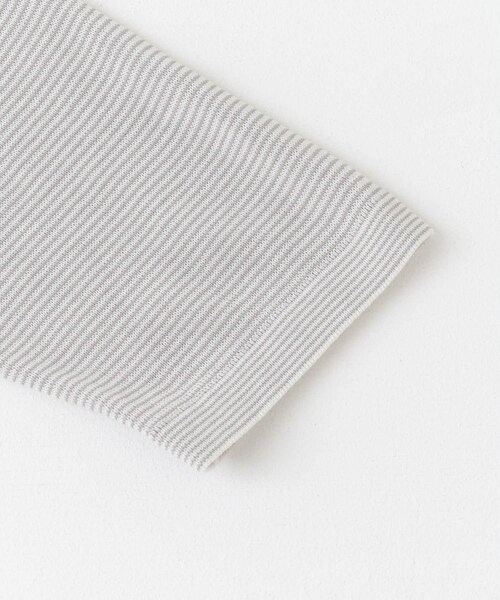 unify（ユニファイ）の「UNIFY コットンシルククルーニット（その他・レディース・トープ/ネイビー・one）」の5枚目の写真