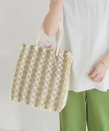 ITEMS URBANRESEARCH（アイテムズ アーバンリサーチ）の「ペーパーストライプトート（その他・レディース）」