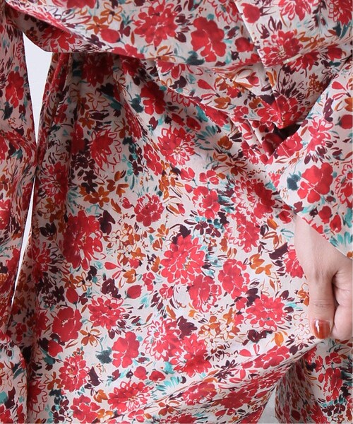 ジャーナルスタンダード　ラックス　コットンフラワー　オールインワン　花柄　つなぎ ジャーナルスタンダード ラックス コットンフラワー オールインワン 花