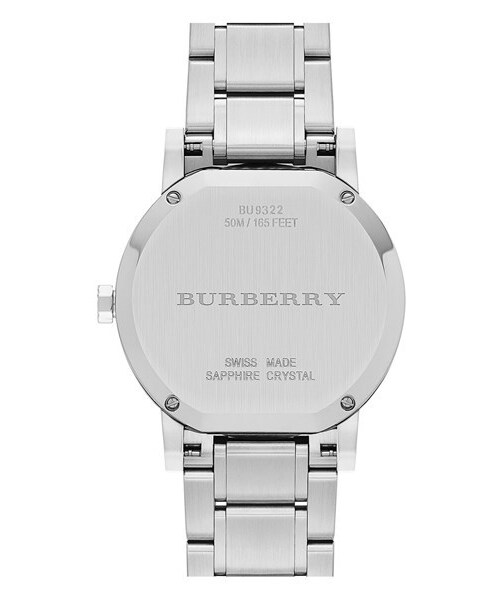 BURBERRY（バーバリー）の「Burberry Check Stamped Automatic Bracelet Watch, 38mm（アナログ腕時計・レディース・Silver/ Rose Gold）」の5枚目の写真