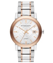 BURBERRY | Burberry Check Stamped Automatic Bracelet Watch, 38mm(アナログ腕時計)