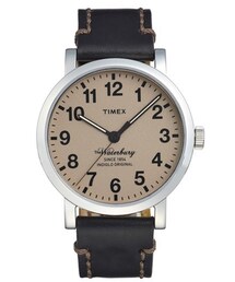 TIMEX | Timex® 'Waterbury' Leather Strap Watch, 40mm(アナログ腕時計)