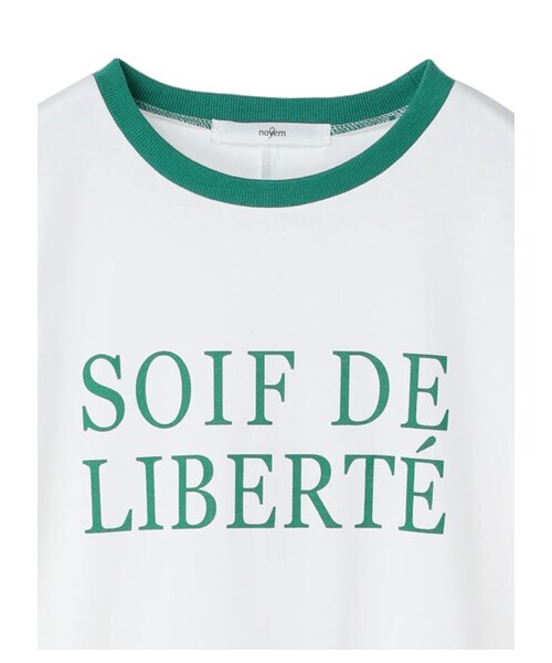 Green Parks(グリーンパークス)の「・novem 9 リンガーロゴロンT(トップス・レッド/ライムグリーン/グリーン/ネイビー・F)」の18枚目の写真