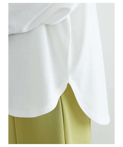 Green Parks(グリーンパークス)の「・novem 9 リンガーロゴロンT(トップス・レッド/ライムグリーン/グリーン/ネイビー・F)」の10枚目の写真