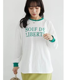 Green　Parks | ・novem 9 リンガーロゴロンT(トップス)